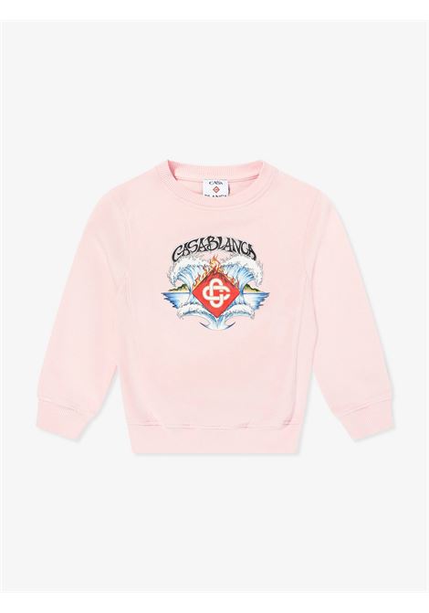 Felpa con logo CASABLANCA KIDS | KSP26JTP37101WAVES